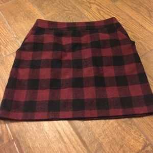 Plaid skirt