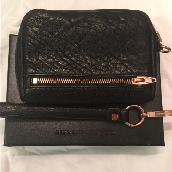 Alexander Wang Fumo Leather Wristlet