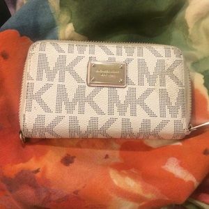 Michael Kors white wallet