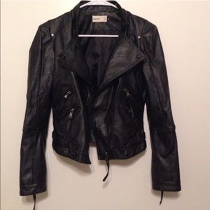 Black Faux leather jacket