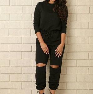 On the run blackjumpsuit