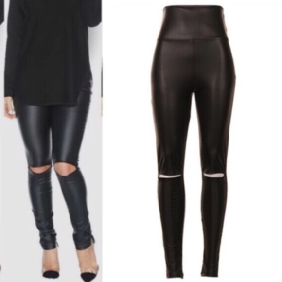 🆕MCKINNLEY cut out slick leggings - BLACK - Picture 4 of 4