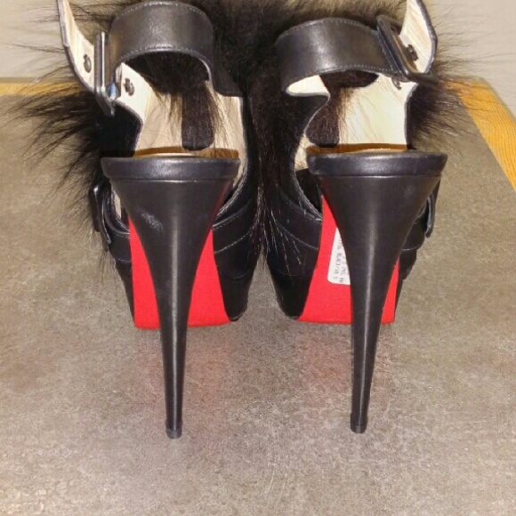 Christian Louboutin Shoes - Fox Fur Christian Louboutins