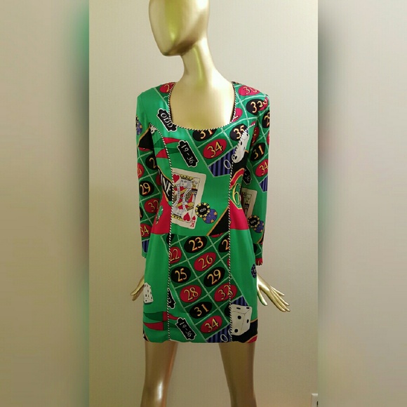 NICOLE MILLER | Long Sleeve 100% Silk Mini Dress