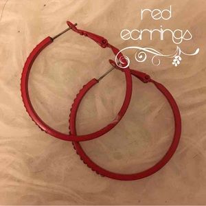 Red Earrings