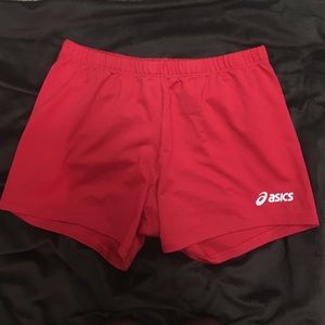 Red asics running/sports spandex