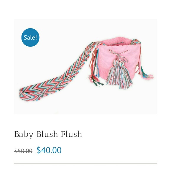 Baby Blush Flush handmade one-of-a-kind Mochila.