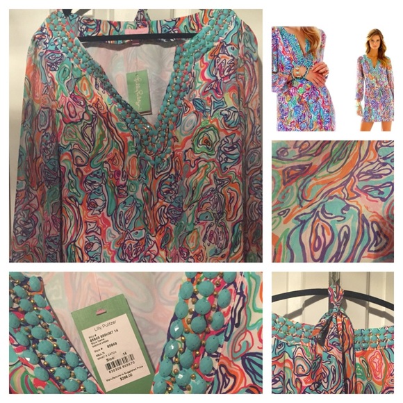 NWT LILLY PULITZER SEAMUS DRESS SIZE 14
