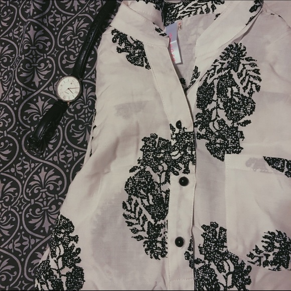 Printed long sleeve dress