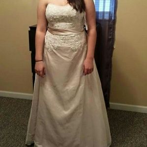 David's Bridal wedding dress