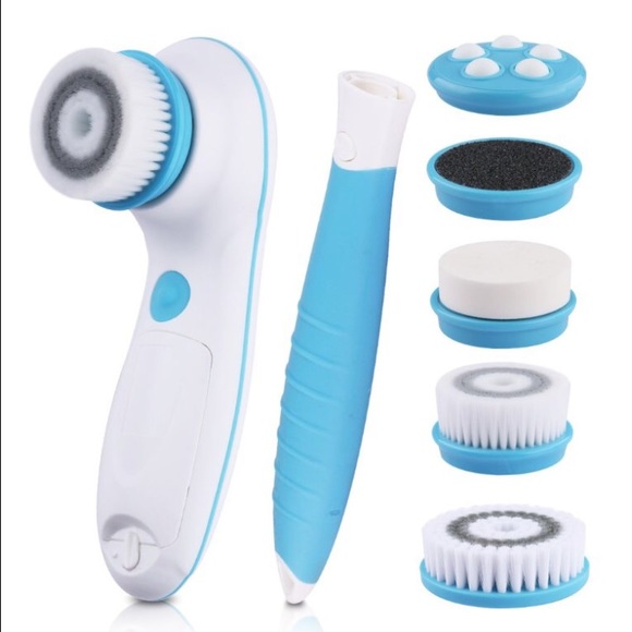 6 in 1 Waterproof Facial & Body Cleansing Brush