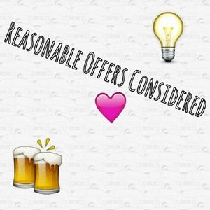 Reasonable Offers Considered