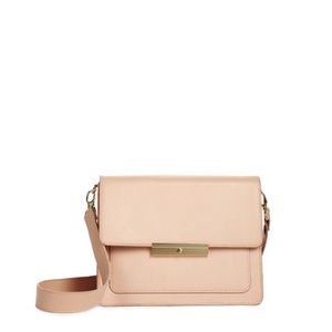 blush colored bag
