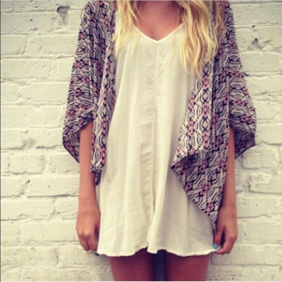 Brandy Melville Aztec Kimono