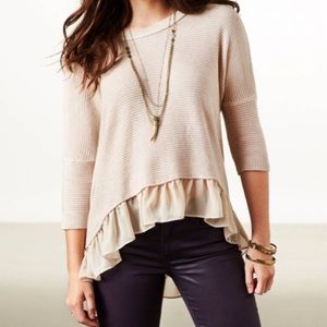 American Eagle Ruffle Sweater
