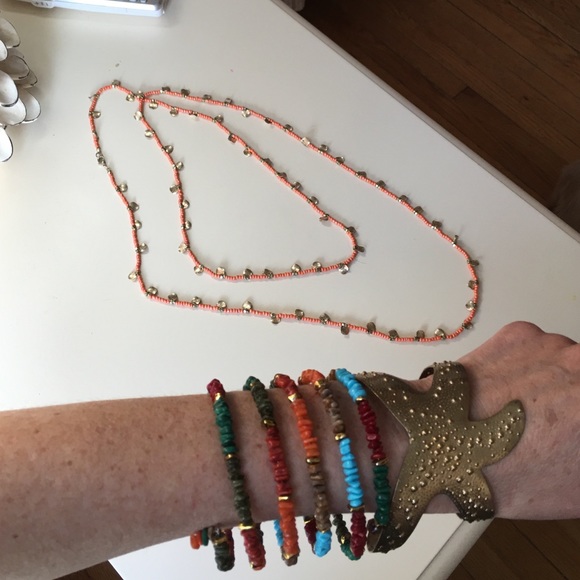 Bundle of fun! Bracelets and necklace