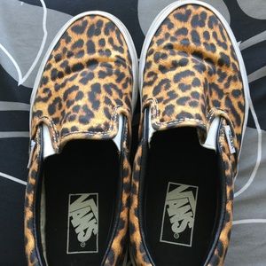 Cheetah Print Women's Vans