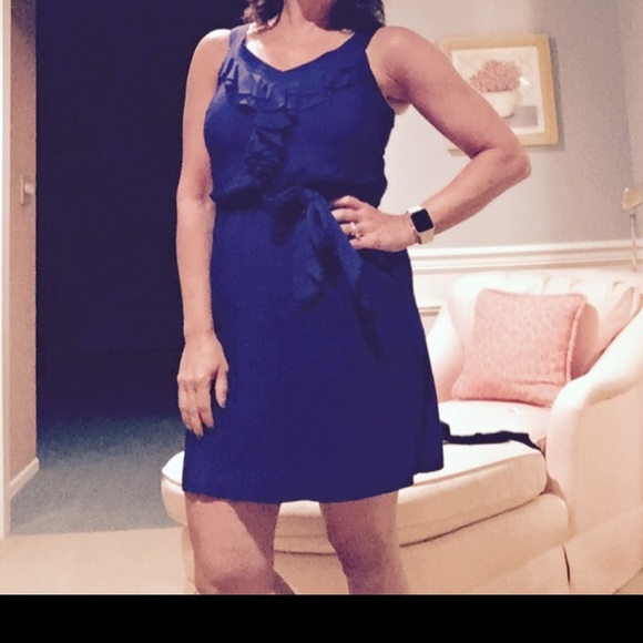 White House Black Market  jewel tone dress - Picture 2 of 2