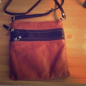 Italian leather cross body