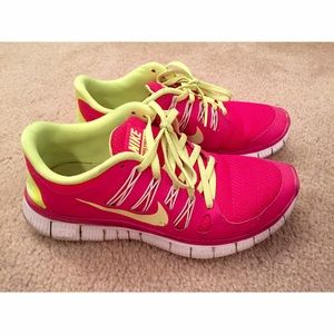Pink Nike Free 5.0