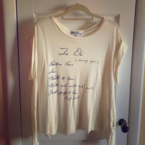 ‼️ RARE WILDFOX "Jane's To Do List" T-Shirt‼️