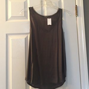 Silk v neck top. Brand new, never worn