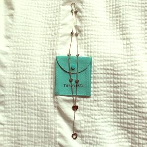 Tiffany&Co Elsa Peretti open heart Lariat necklace