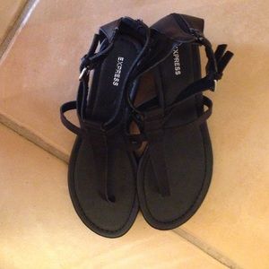 Black sandals express