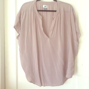 Light pink cap sleeve blouse - summer status!