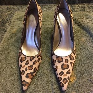 Leopard print heels