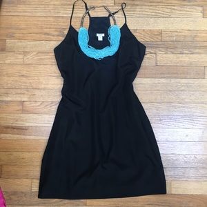 J crew black sheath dress!