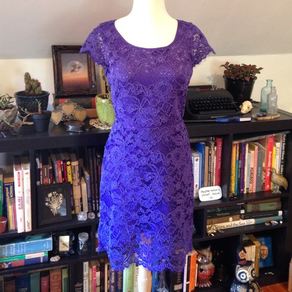 Gorgeous Purple Lace Dress