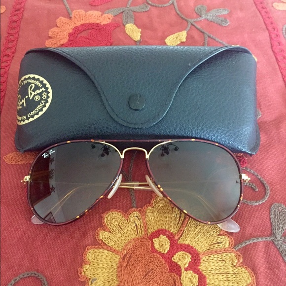 Ray Ban Tortoise Aviators