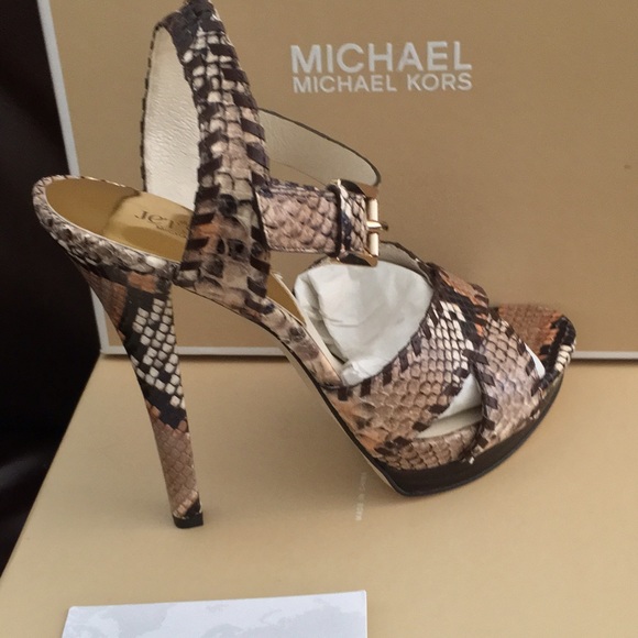 Michael Kors heels from jet set collection.