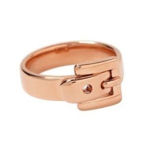 Michael Kors Rose Gold Buckle Ring