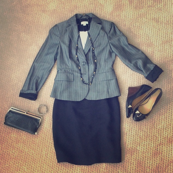 LOFT Pinstripe Blazer