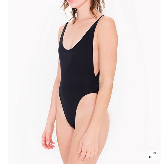 American Apparel high cut one-piece swimsuit