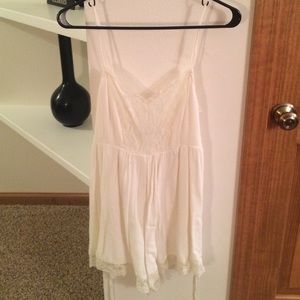 Abercrombie and Fitch cream colored romper