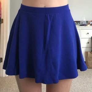 Forever 21 Royal Blue Skater Skirt