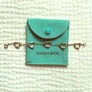 Tiffany& Co Elsa Peretti open heart bracelet