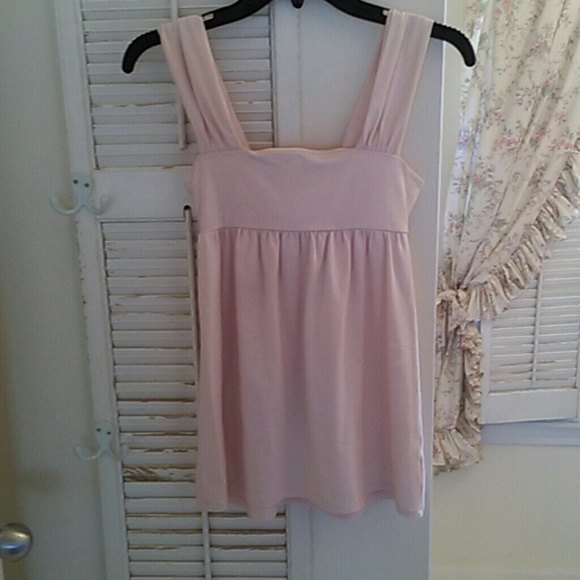 Blush pink baby doll top