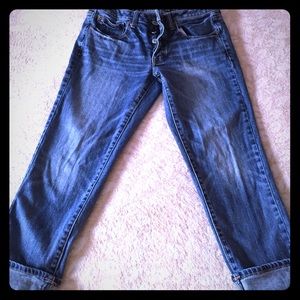 American Eagle boyfriend crop