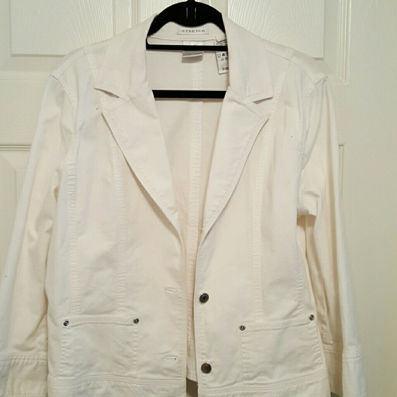 White denim jacket