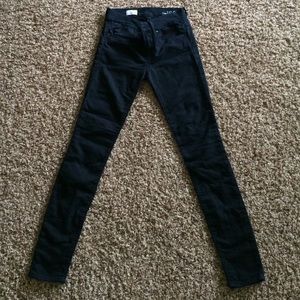 Gap black legging jean, size 27/4