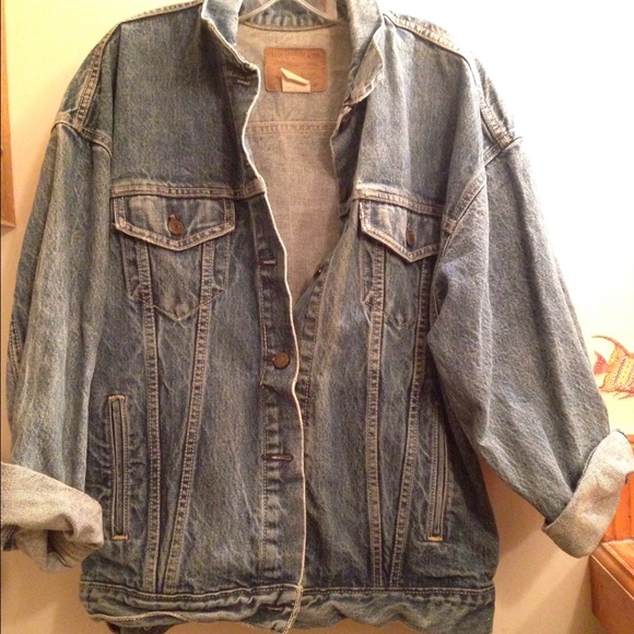 Vintage oversized denim jacket