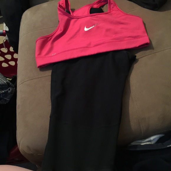 Older Nike bra and crops.