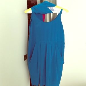 Torquoise Rebecca Taylor dress.