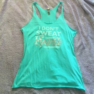 I don't sweat I Sparkle tank