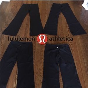 2 pairs of lululemon leggings: bell bottom