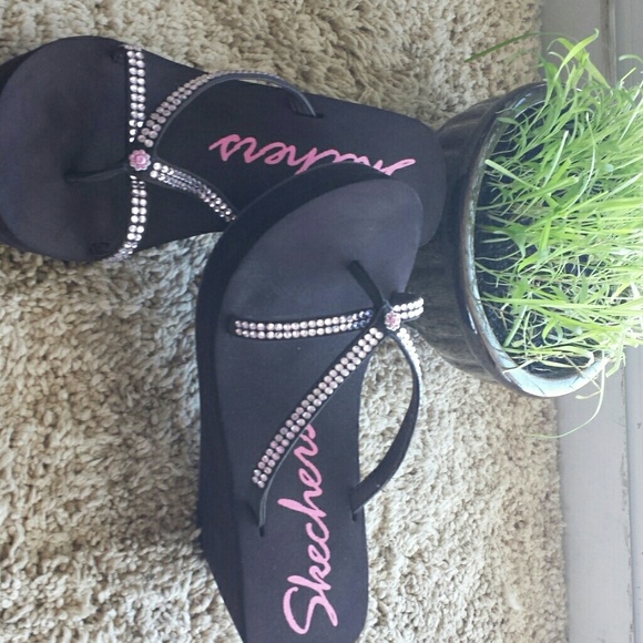 Bling,  Wedge Sandals. Excellent Condition!